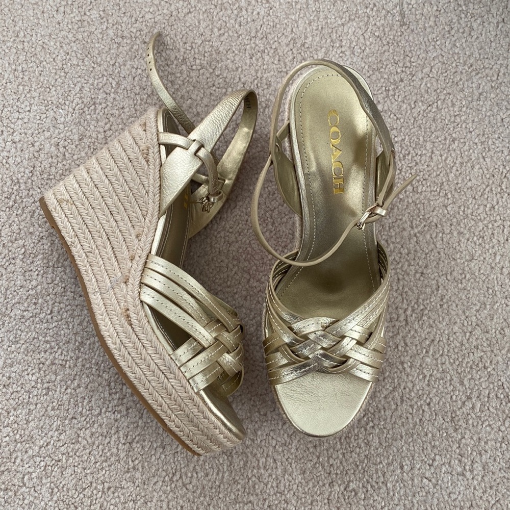 NWT Coach wedges